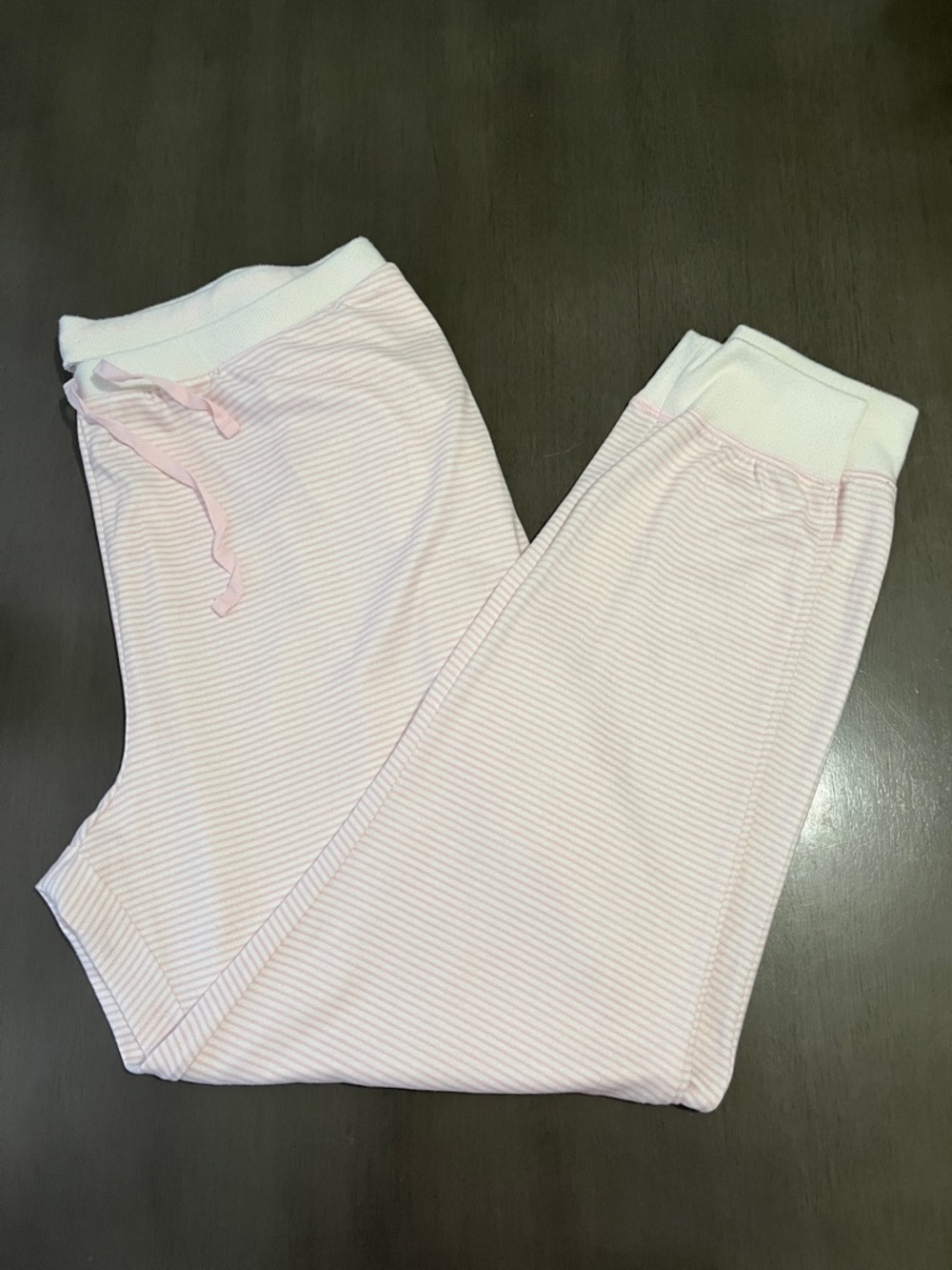 Sonoma Pink & White Striped Lounge Pants sleep pajama bottoms XXL women pull on